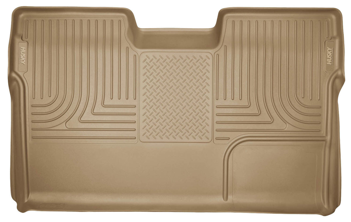 Weatherbeater 2nd Seat Floor Liner For 2009-2014 F-150 Tan Husky Liners