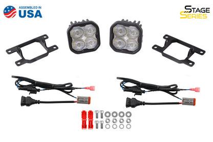 Diode Dynamics SS3 Sport Type AS Kit ABL - Yellow SAE Fog