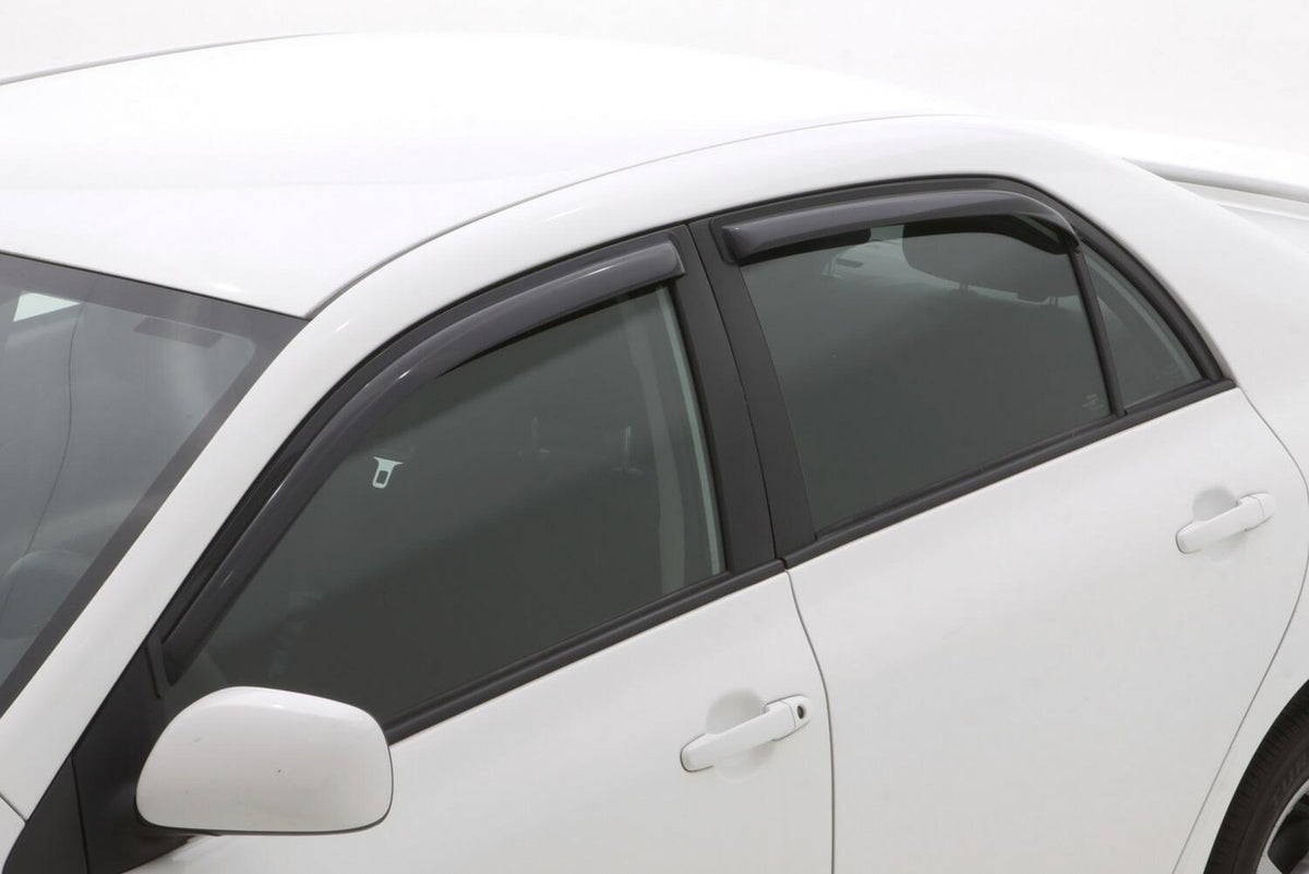 In-Channel Ventvisor Side Window for 2009-2013 Toyota Corolla and More Smoke In-Channel 4 Piece AVS