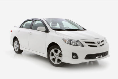 In-Channel Ventvisor Side Window for 2009-2013 Toyota Corolla and More Smoke In-Channel 4 Piece AVS