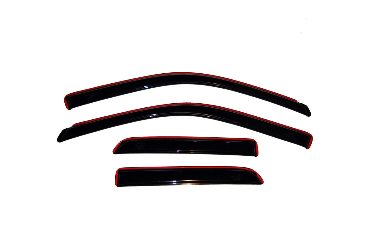 In-Channel Ventvisor Side Window for 2009-2023 Ram 1500/Dodge Ram 1500 Quad Cab Pickup Smoke In-Channel 4 Piece AVS