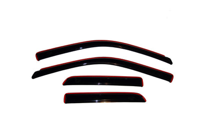 In-Channel Ventvisor Side Window for 2009-2023 Ram 1500/Dodge Ram 1500 Quad Cab Pickup Smoke In-Channel 4 Piece AVS