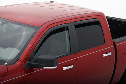 In-Channel Ventvisor Side Window for 2009-2024 Ram 1500/Dodge Ram 1500 Smoke In-Channel 4 Piece AVS