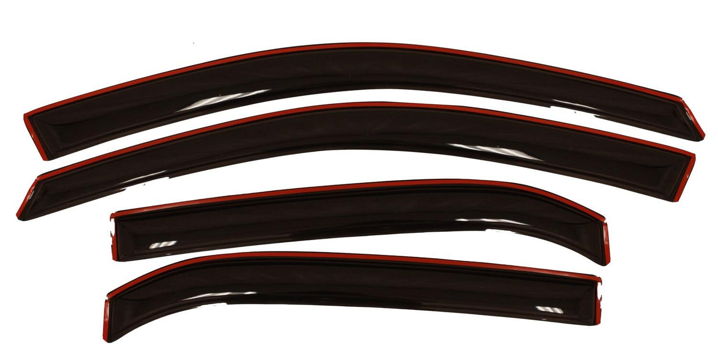 In-Channel Ventvisor Side Window for 2010-2017 Chevrolet Equinox Smoke In-Channel 4 Piece AVS