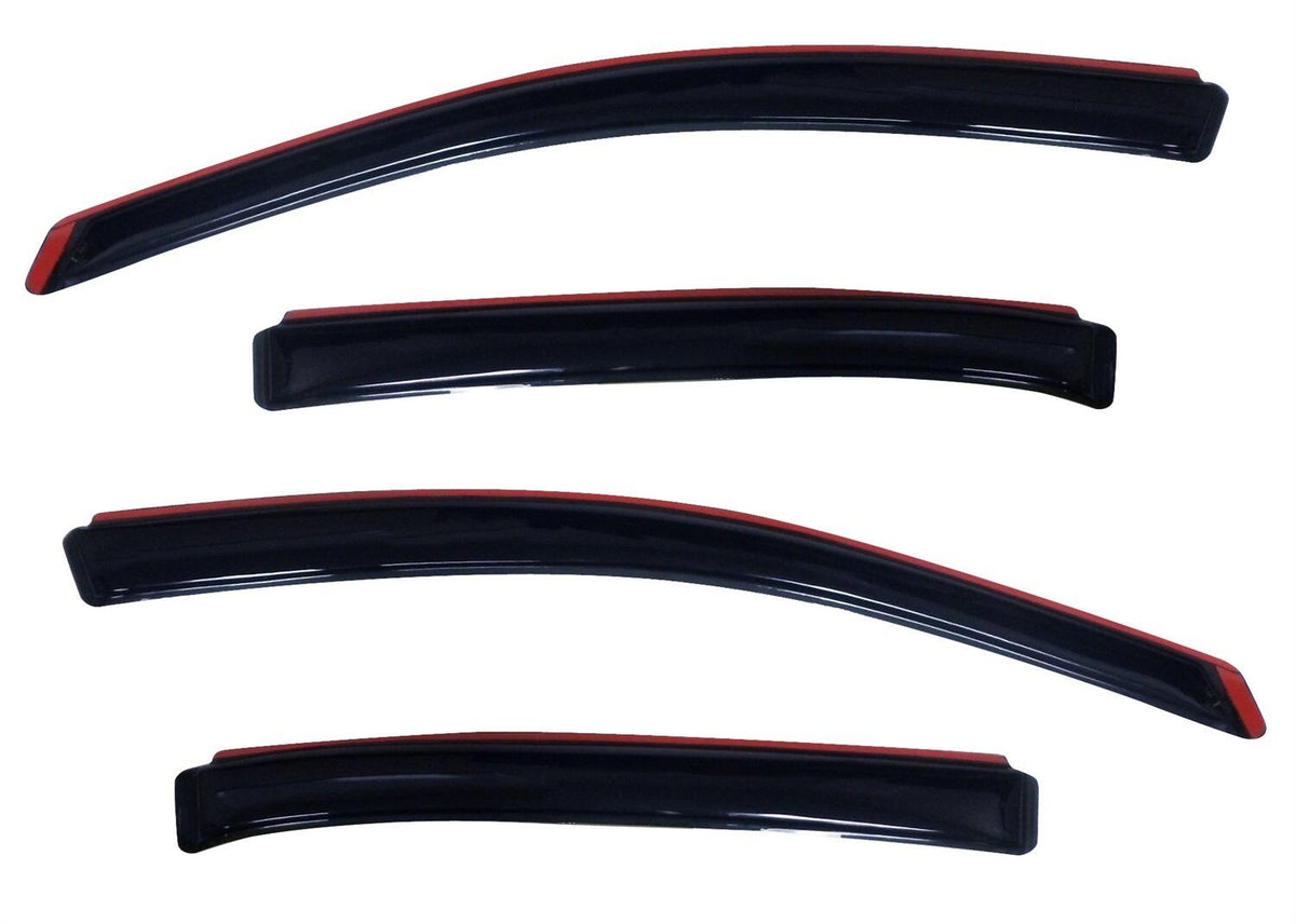 In-Channel Ventvisor Side Window for 2010-2018 Ford Taurus Smoke In-Channel 4 Piece AVS
