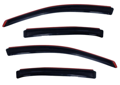 In-Channel Ventvisor Side Window for 2010-2018 Ford Taurus Smoke In-Channel 4 Piece AVS
