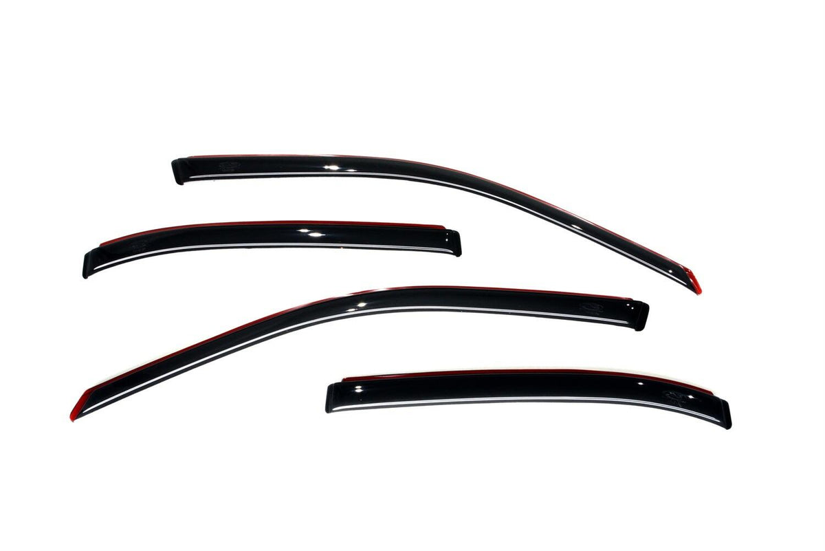 In-Channel Ventvisor Side Window for 2001-2005 Honda Civic/Civic Si/Civic Value Package Sedan Smoke In-Channel 4 Piece AVS
