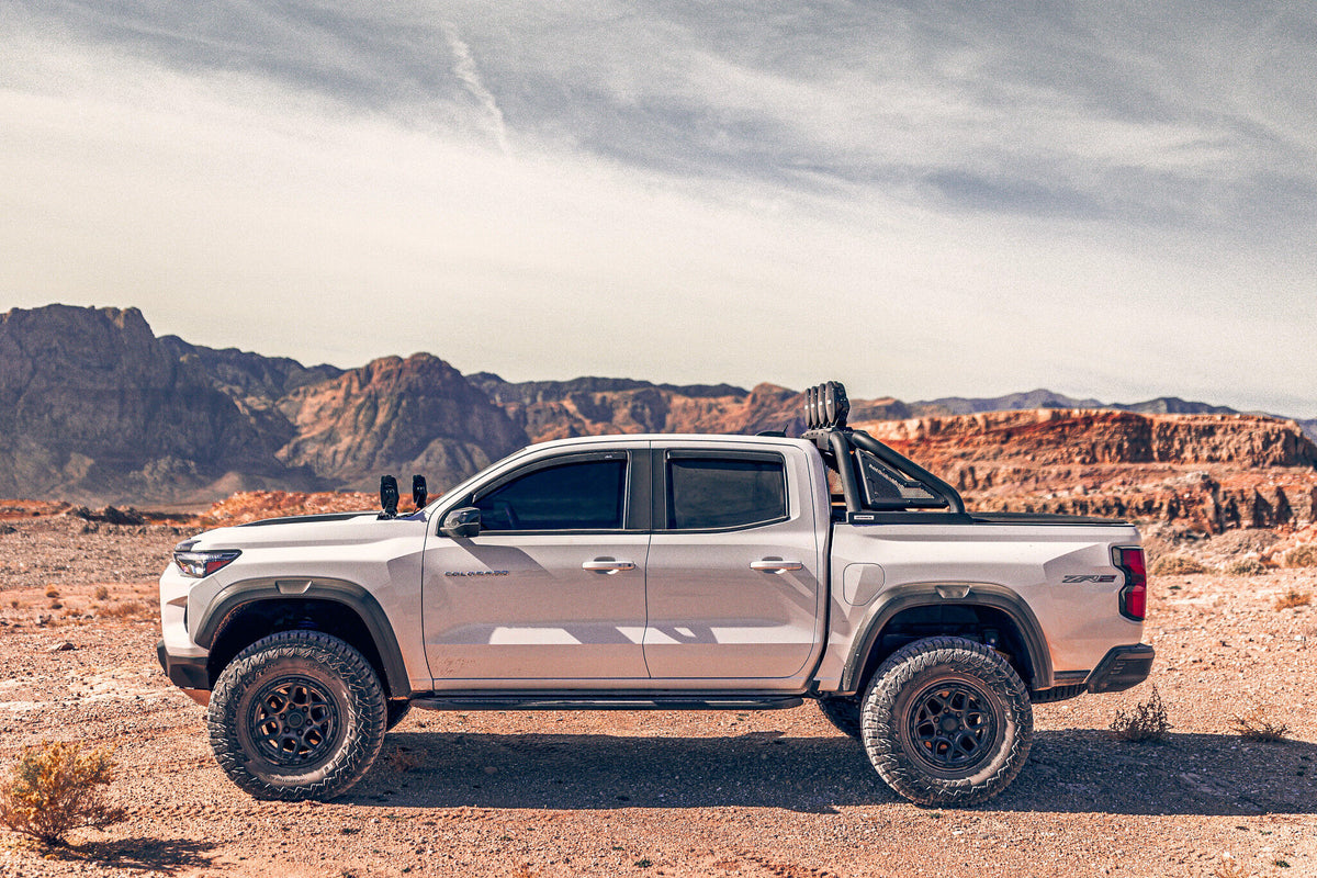 In-Channel Ventvisor Side Window for 2023-2026 Colorado/Canyon Smoke In-Channel 4 Piece AVS