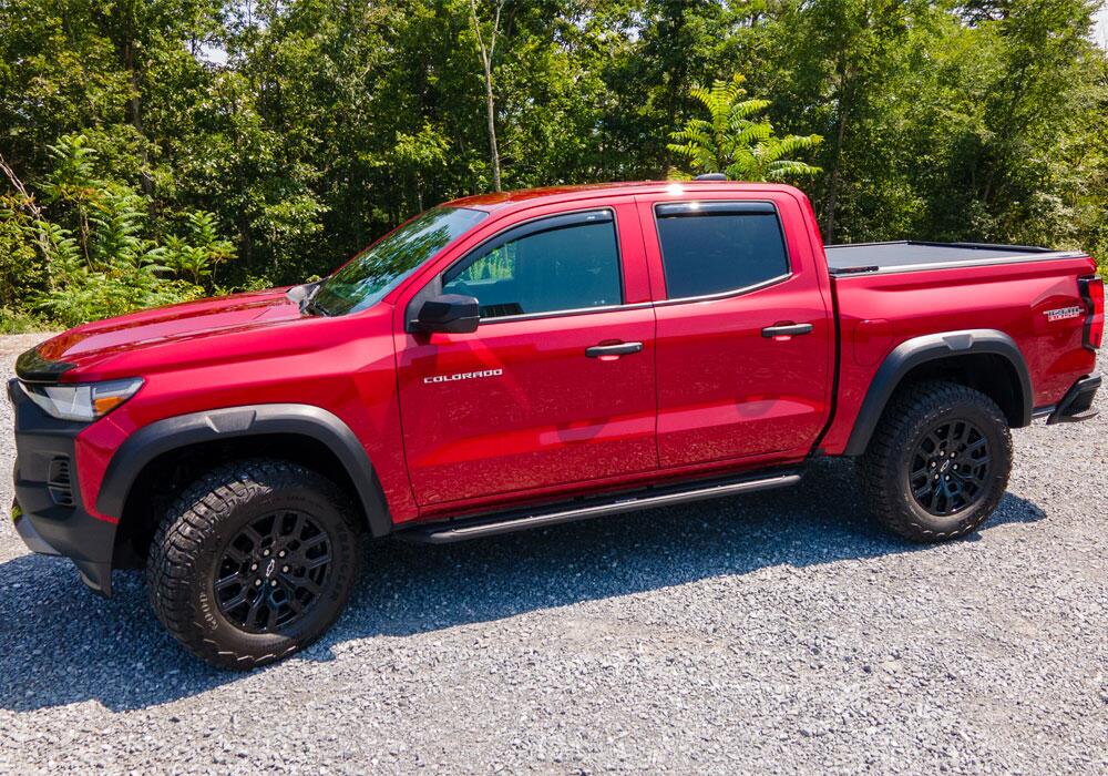 In-Channel Ventvisor Side Window for 2023-2026 Colorado/Canyon Smoke In-Channel 4 Piece AVS
