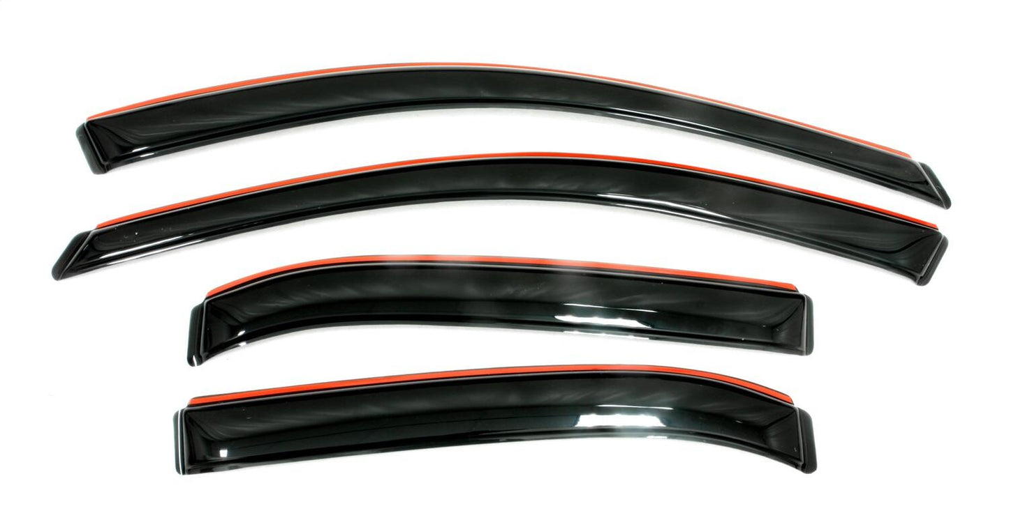 In-Channel Ventvisor Side Window for 2010-2024 Toyota 4Runner Smoke In-Channel 4 Piece AVS