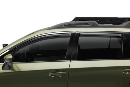 In-Channel Ventvisor Side Window for 2019-2025 Subaru Ascent Smoke In-Channel 4 Piece AVS