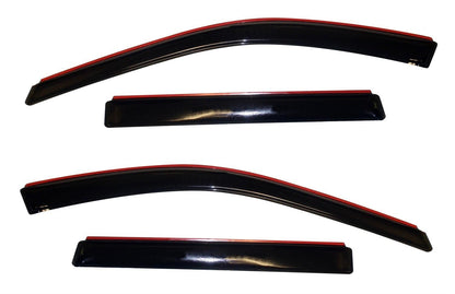 In-Channel Ventvisor Side Window for 2011-2021 Jeep Grand Cherokee Laredo and More Smoke In-Channel 4 Piece AVS