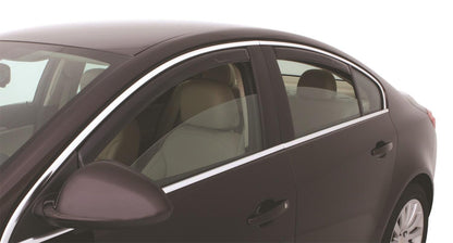 In-Channel Ventvisor Side Window for 2011-2017 Buick Regal Smoke In-Channel 4 Piece AVS