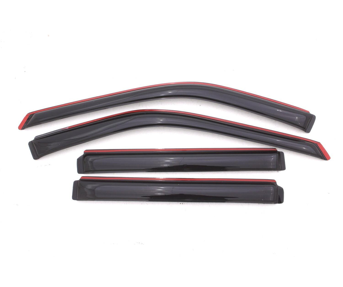 In-Channel Ventvisor Side Window for 2011-2019 Ford Explorer Smoke In-Channel 4 Piece AVS