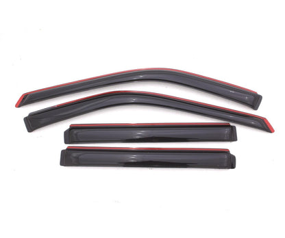 In-Channel Ventvisor Side Window for 2011-2019 Ford Explorer Smoke In-Channel 4 Piece AVS
