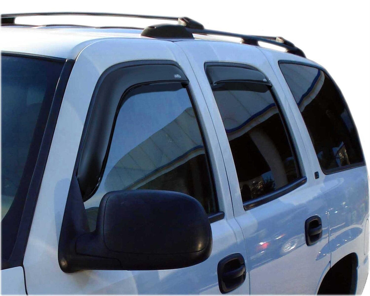 In-Channel Ventvisor Side Window for 2000-2006 Chevrolet Tahoe and More Smoke In-Channel 4 Piece AVS