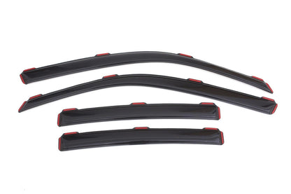 In-Channel Ventvisor Side Window for 2011-2023 Dodge Charger Smoke In-Channel 4 Piece AVS