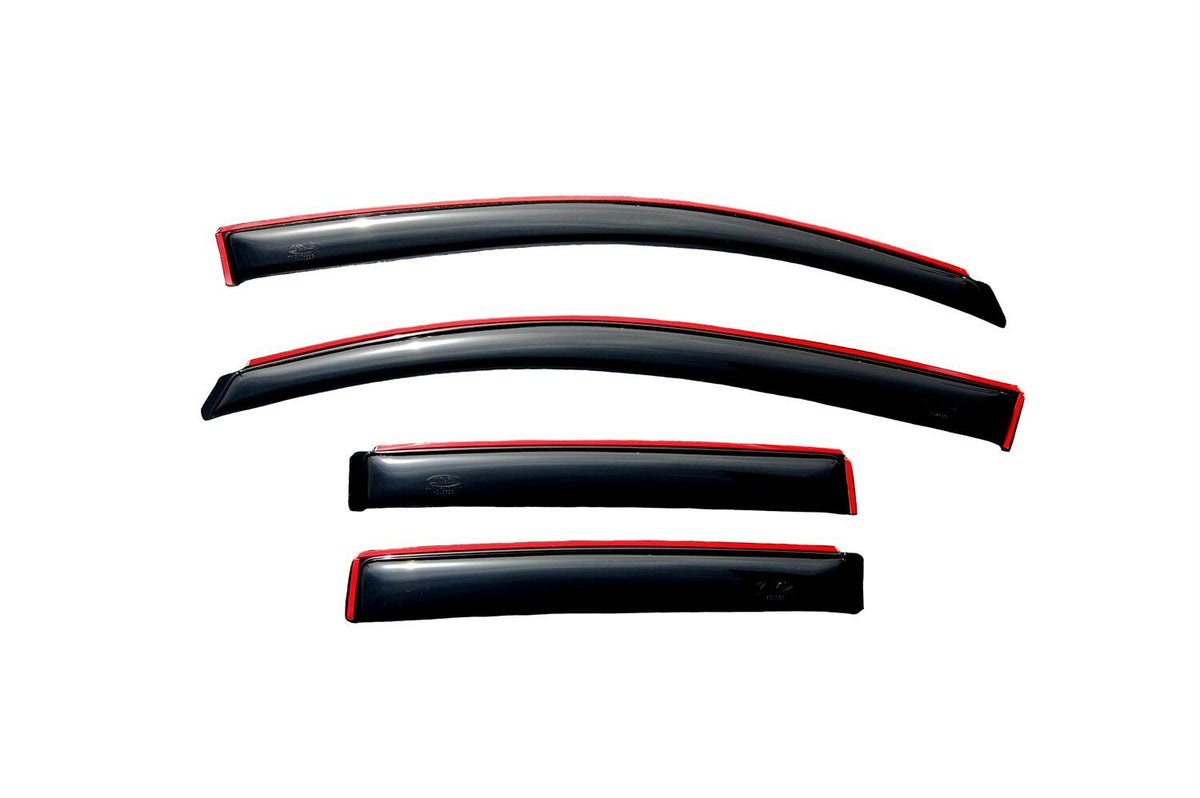 In-Channel Ventvisor Side Window for 2007-2012 Dodge Caliber Smoke In-Channel 4 Piece AVS