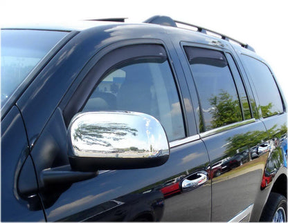 In-Channel Ventvisor Side Window for 2004-2009 Dodge Durango/Chrysler Aspen Smoke In-Channel 4 Piece AVS