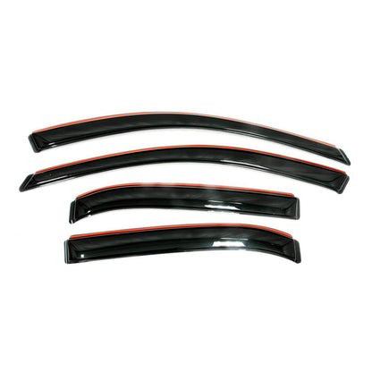 In-Channel Ventvisor Side Window for 2017-2025 Jeep Compass Smoke In-Channel 4 Piece AVS