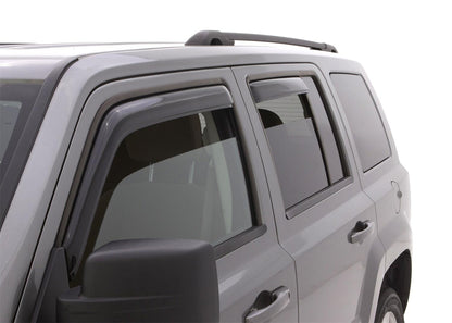 In-Channel Ventvisor Side Window for 2007-2017 Jeep Patriot Smoke In-Channel 4 Piece AVS