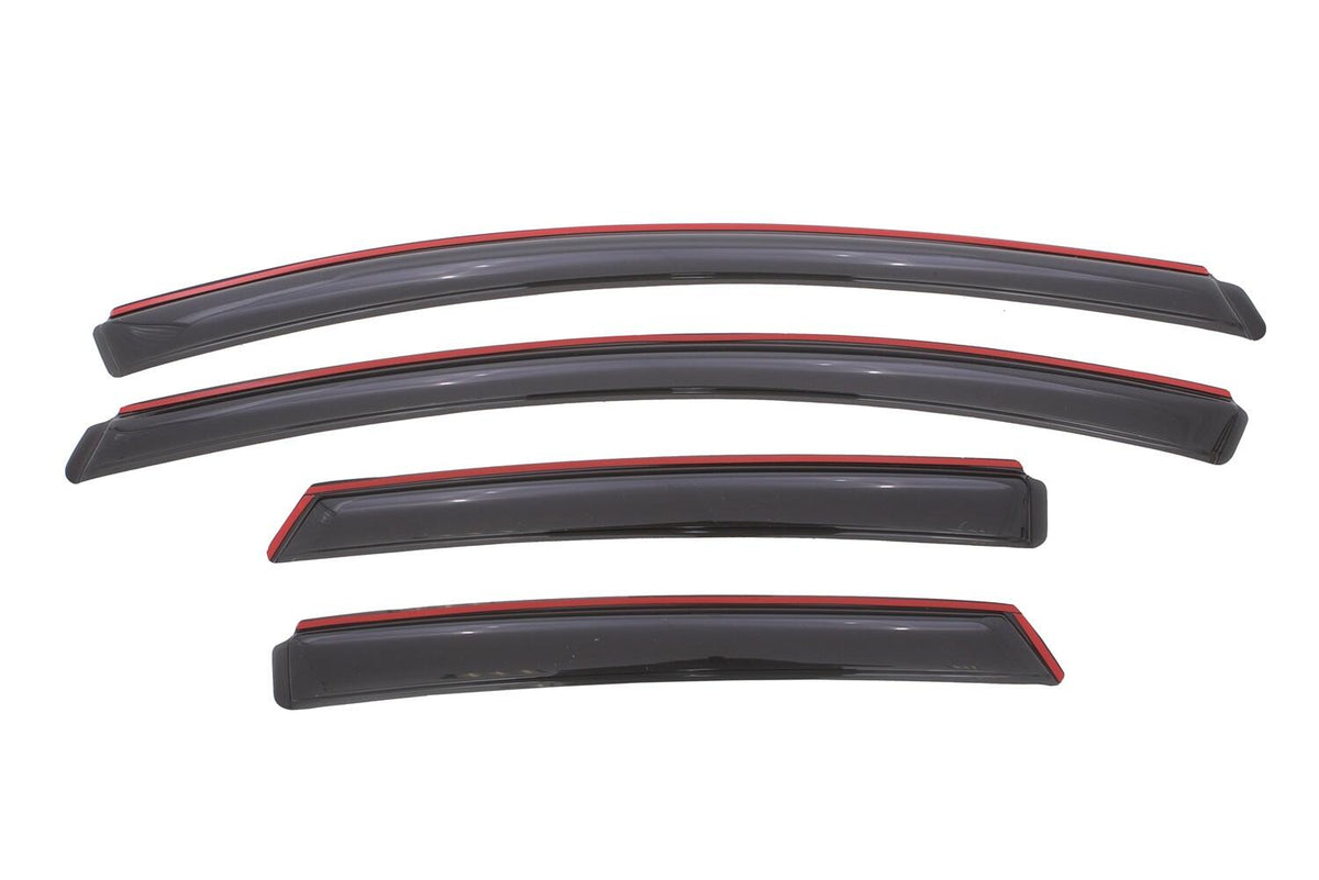 In-Channel Ventvisor Side Window for 2012-2018 Ford Focus Sel and More Smoke In-Channel 4 Piece AVS