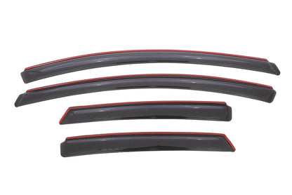 In-Channel Ventvisor Side Window for 2012-2018 Ford Focus Sel and More Smoke In-Channel 4 Piece AVS
