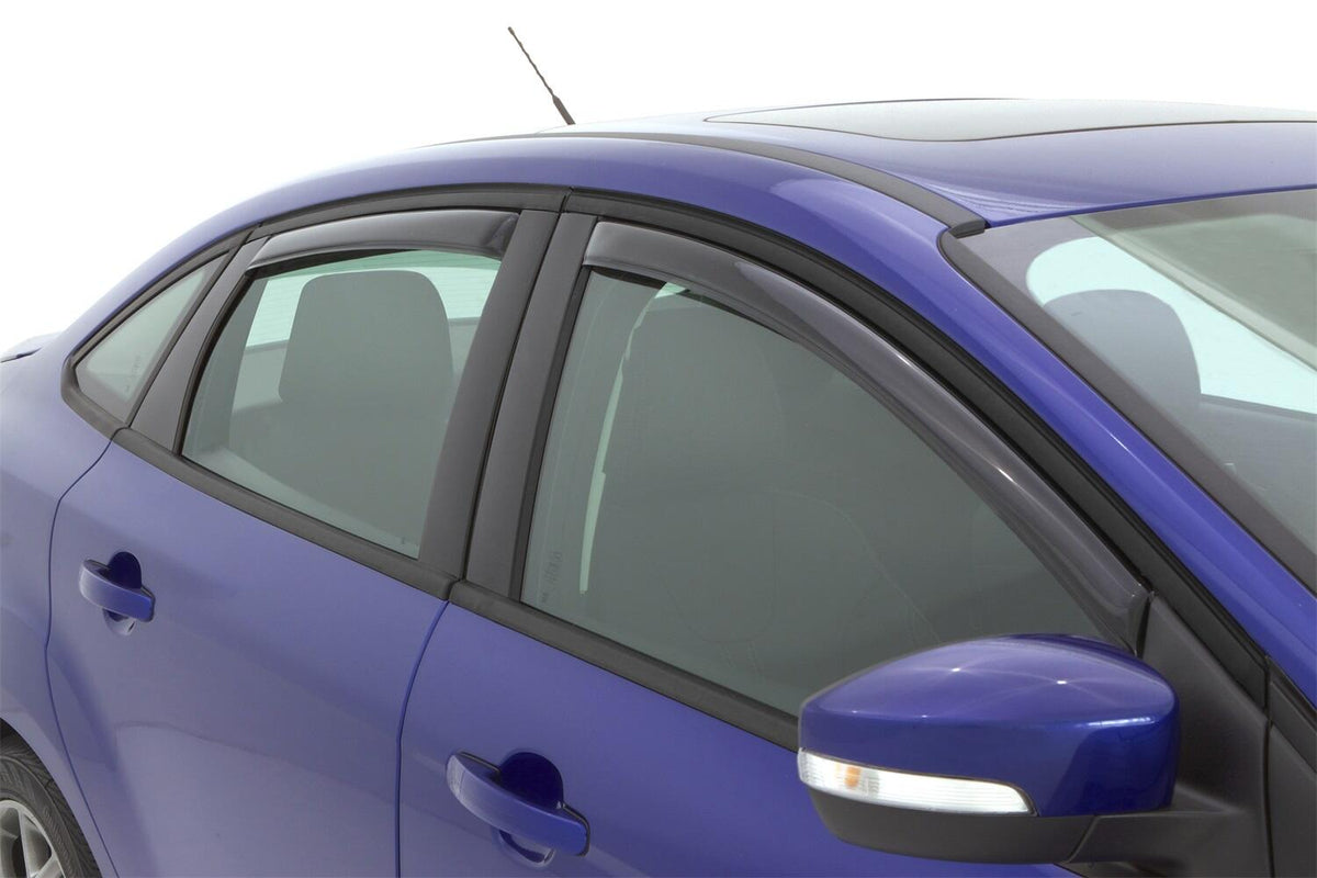 In-Channel Ventvisor Side Window for 2012-2018 Ford Focus Sel and More Smoke In-Channel 4 Piece AVS