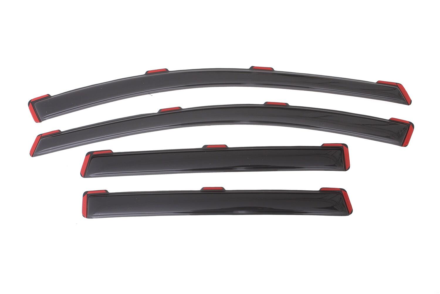 In-Channel Ventvisor Side Window for 2013-2019 Ford Escape Smoke In-Channel 4 Piece AVS
