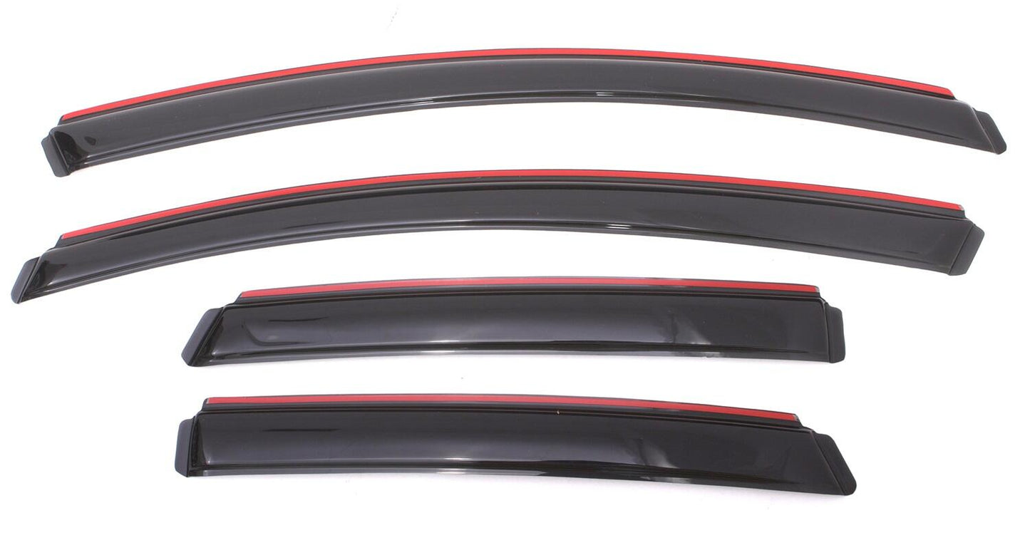 In-Channel Ventvisor Side Window for 2012-2017 Buick Verano Smoke In-Channel 4 Piece AVS
