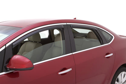 In-Channel Ventvisor Side Window for 2012-2017 Buick Verano Smoke In-Channel 4 Piece AVS