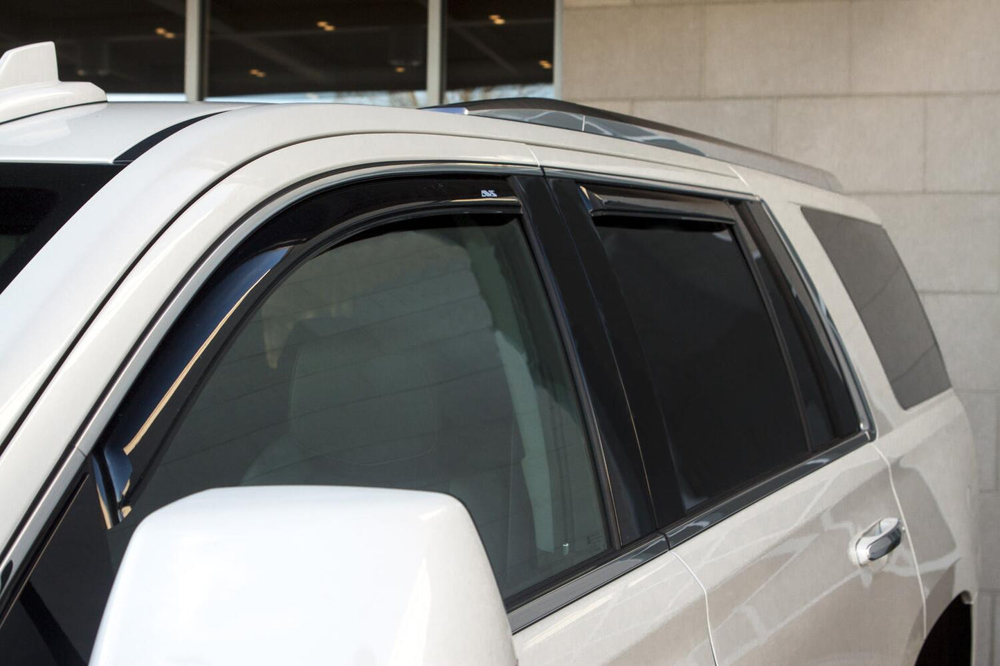 In-Channel Ventvisor Side Window for 2007-2014 Cadillac Escalade Smoke In-Channel 4 Piece AVS