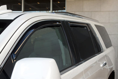 In-Channel Ventvisor Side Window for 2007-2014 Cadillac Escalade Smoke In-Channel 4 Piece AVS