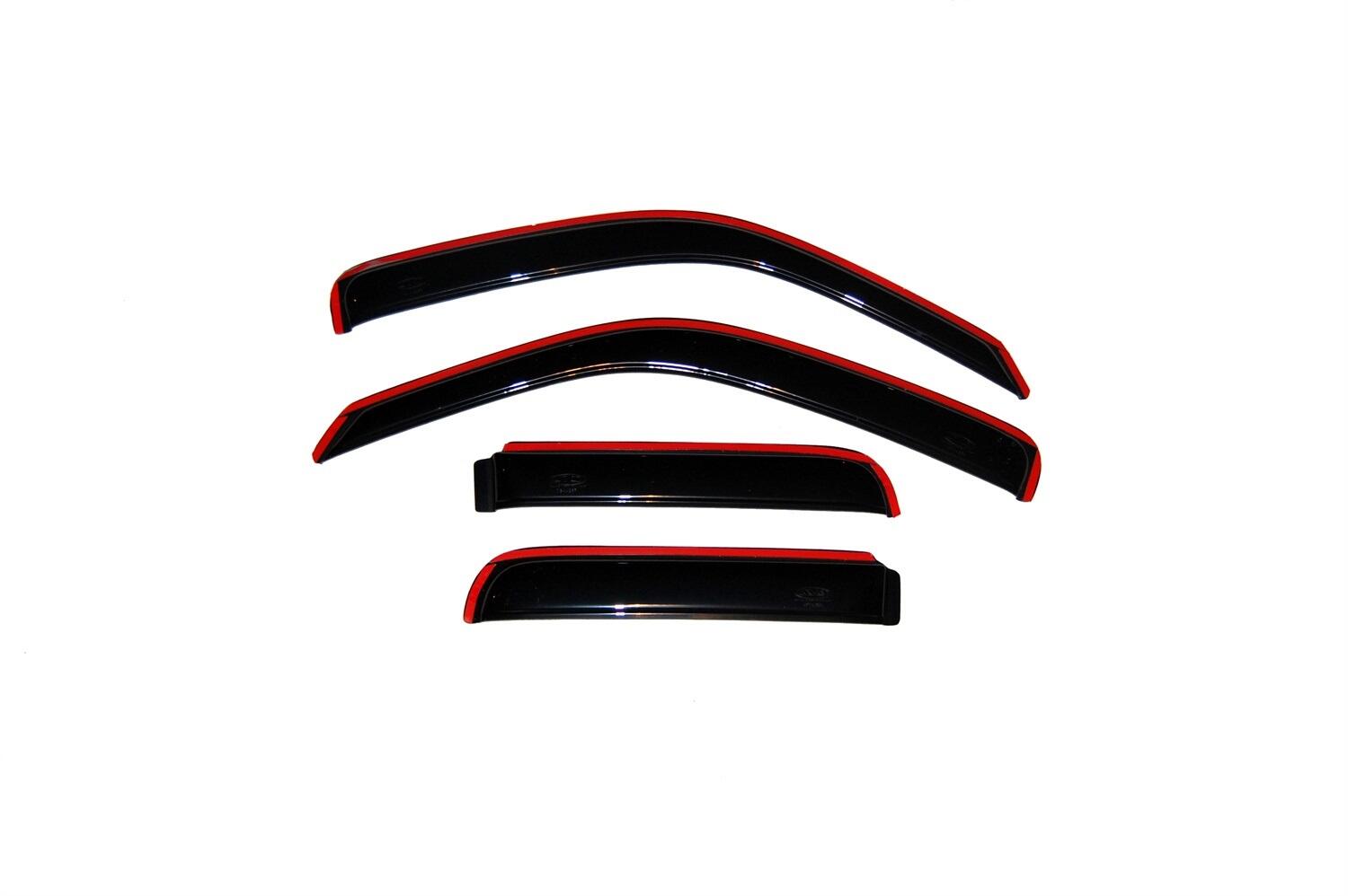 In-Channel Ventvisor Side Window for 2002-2007 Jeep Liberty Smoke In-Channel 4 Piece AVS