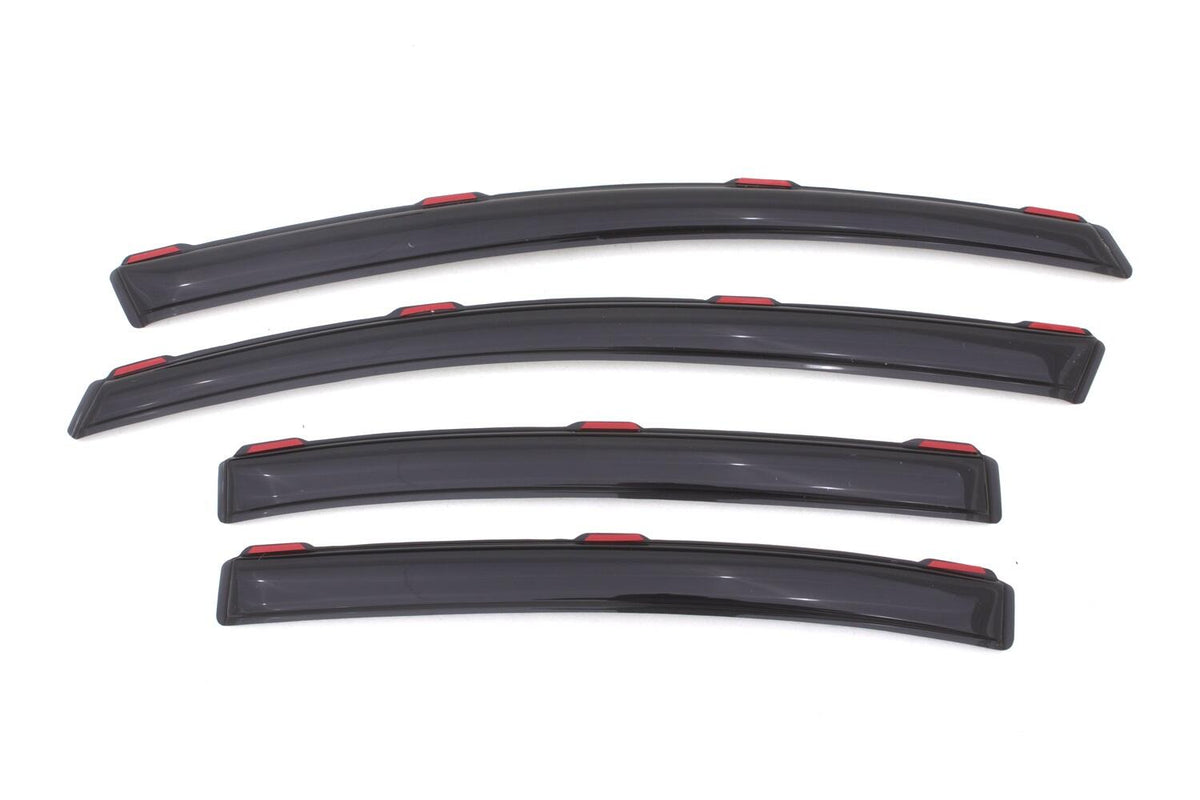In-Channel Ventvisor Side Window for 2012-2015 Honda Civic and More Sedan Smoke In-Channel 4 Piece AVS