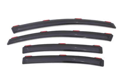 In-Channel Ventvisor Side Window for 2012-2015 Honda Civic and More Sedan Smoke In-Channel 4 Piece AVS