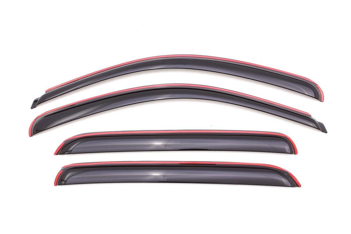In-Channel Ventvisor Side Window for 2007-2014 Silverado/Sierra 1500 Crew Cab Pickup Smoke In-Channel 4 Piece AVS