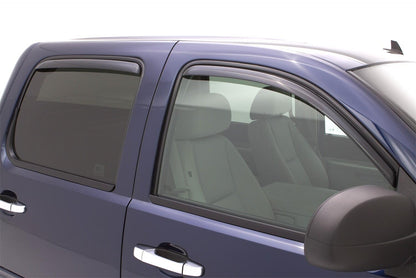 In-Channel Ventvisor Side Window for 2007-2014 Silverado/Sierra 1500 Crew Cab Pickup Smoke In-Channel 4 Piece AVS