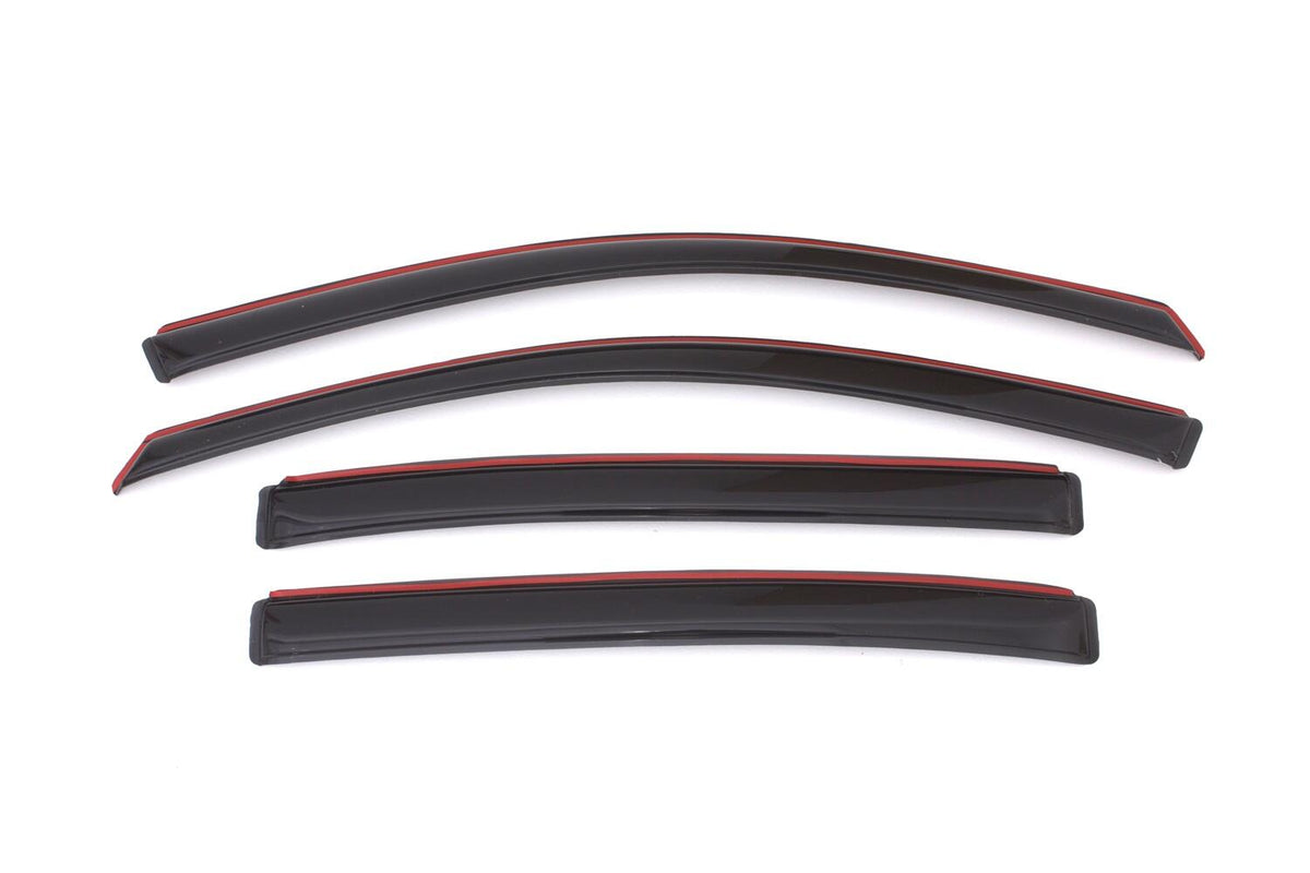 In-Channel Ventvisor Side Window for 2013-2017 Honda Accord and More Sedan Smoke In-Channel 4 Piece AVS