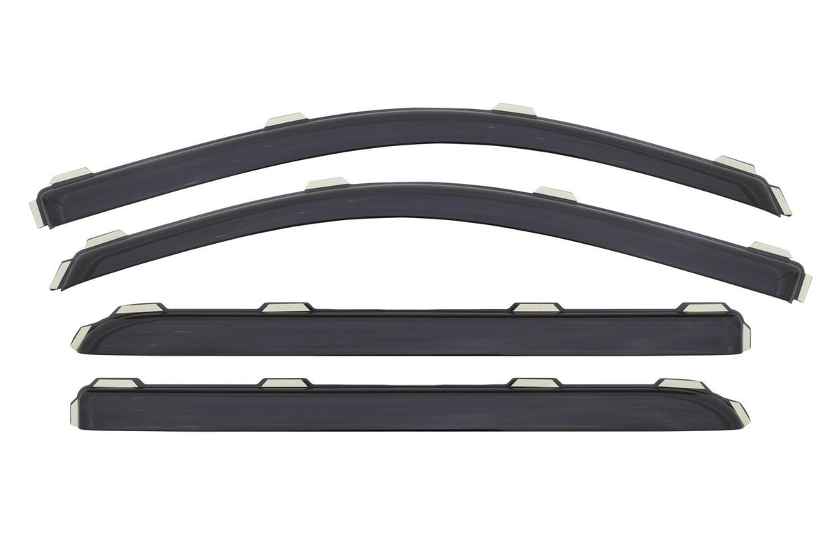 In-Channel Ventvisor Side Window for 2014-2024 Chevrolet Silverado 1500 and More Smoke In-Channel 4 Piece AVS