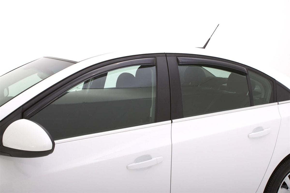 In-Channel Ventvisor Side Window for 2011-2016 Chevrolet Cruze Smoke In-Channel 4 Piece AVS