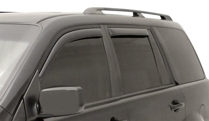 In-Channel Ventvisor Side Window for 2003-2008 Honda Pilot/Pilot EX-L/Pilot Value Package Smoke In-Channel 4 Piece AVS