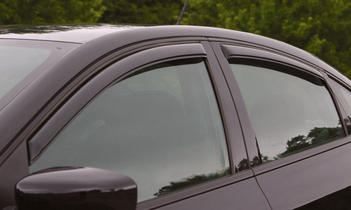 In-Channel Ventvisor Side Window for 1995-2002 Lincoln Continental Smoke In-Channel 4 Piece AVS