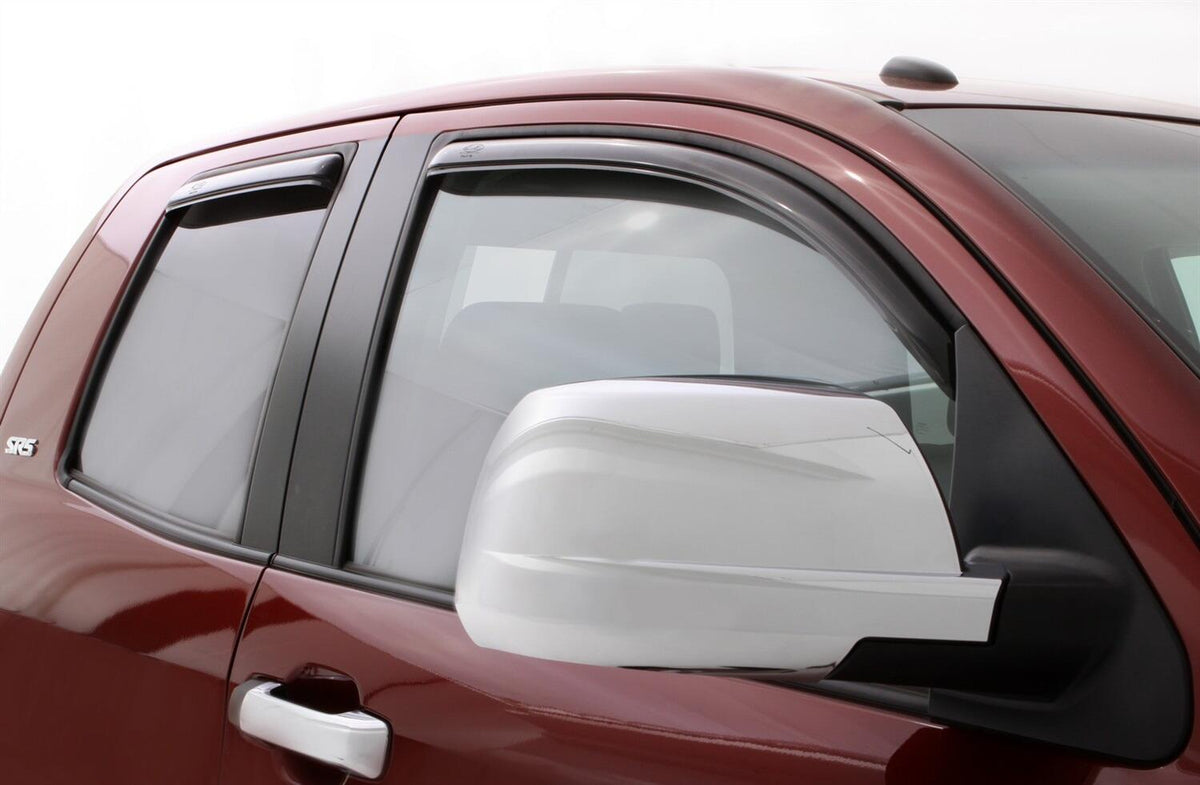 In-Channel Ventvisor Side Window for 2007-2021 Toyota Tundra Pickup Smoke In-Channel 4 Piece AVS