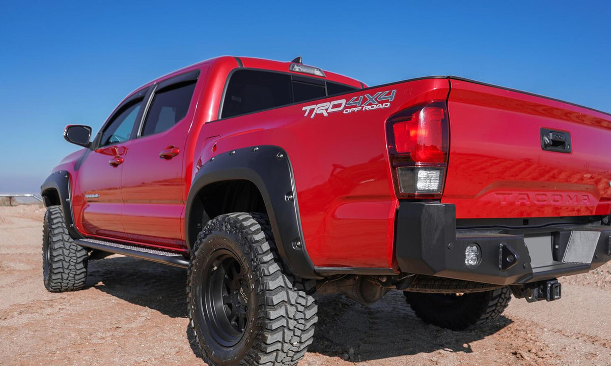 In-Channel Ventvisor Side Window for 2016-2023 Toyota Tacoma Double Cab Pickup Smoke In-Channel 4 Piece AVS