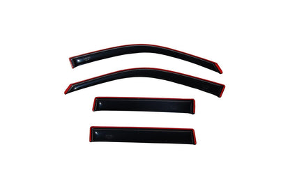 In-Channel Ventvisor Side Window for 2019-2025 Ram 1500 Quad Cab Pickup Smoke In-Channel 4 Piece AVS