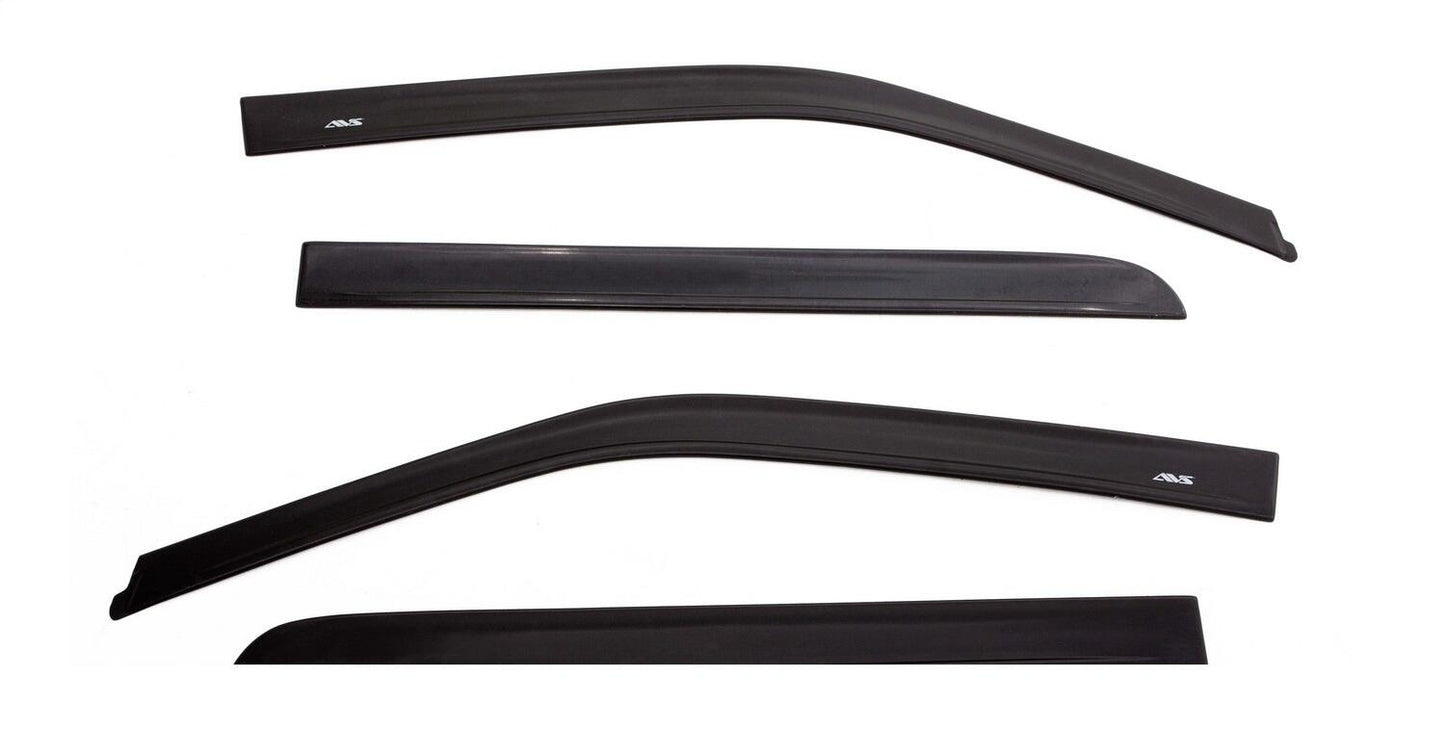 In-Channel Ventvisor Side Window for 2019-2024 Ram 1500 Crew Cab Pickup Smoke In-Channel 4 Piece AVS