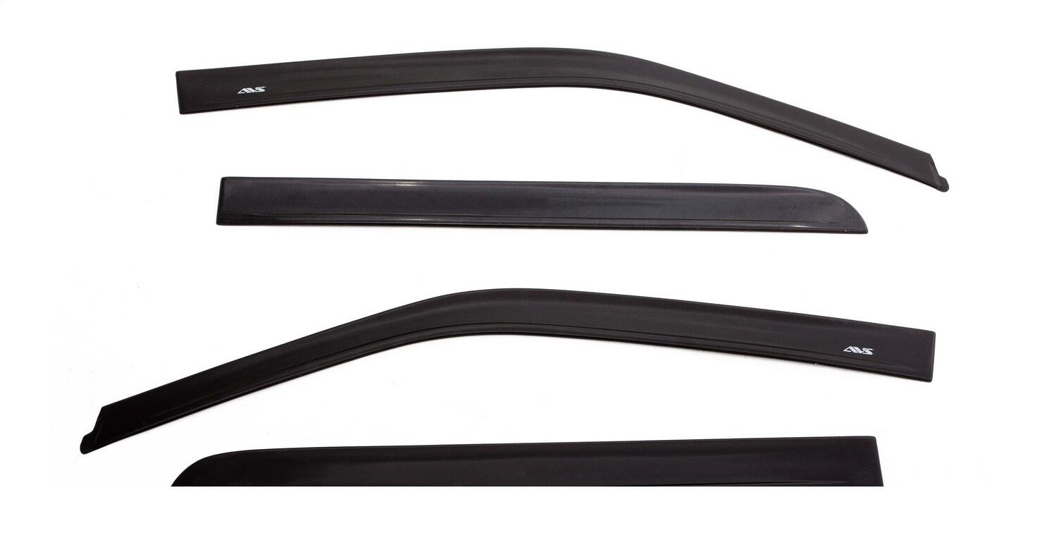 In-Channel Ventvisor Side Window for 2019-2024 Ram 1500 Crew Cab Pickup Smoke In-Channel 4 Piece AVS