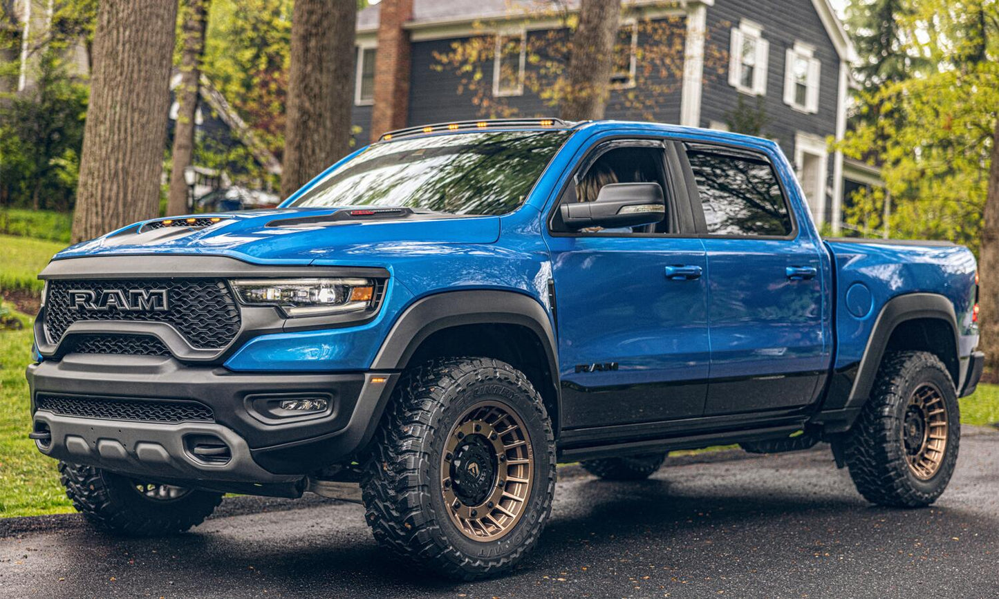 In-Channel Ventvisor Side Window for 2019-2024 Ram 1500 Crew Cab Pickup Smoke In-Channel 4 Piece AVS