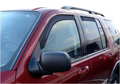 In-Channel Ventvisor Side Window for 2002-2010 Ford Explorer and More Smoke In-Channel 4 Piece AVS